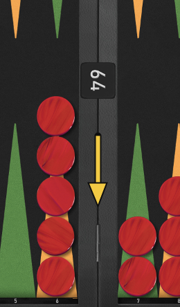 The Arrow indicating the double action